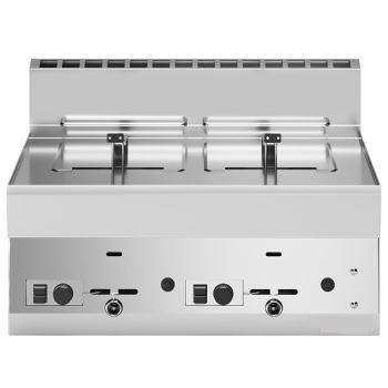 G65/F16-7T-N (25) Gas Friteuse 2 Becken 8 Liter